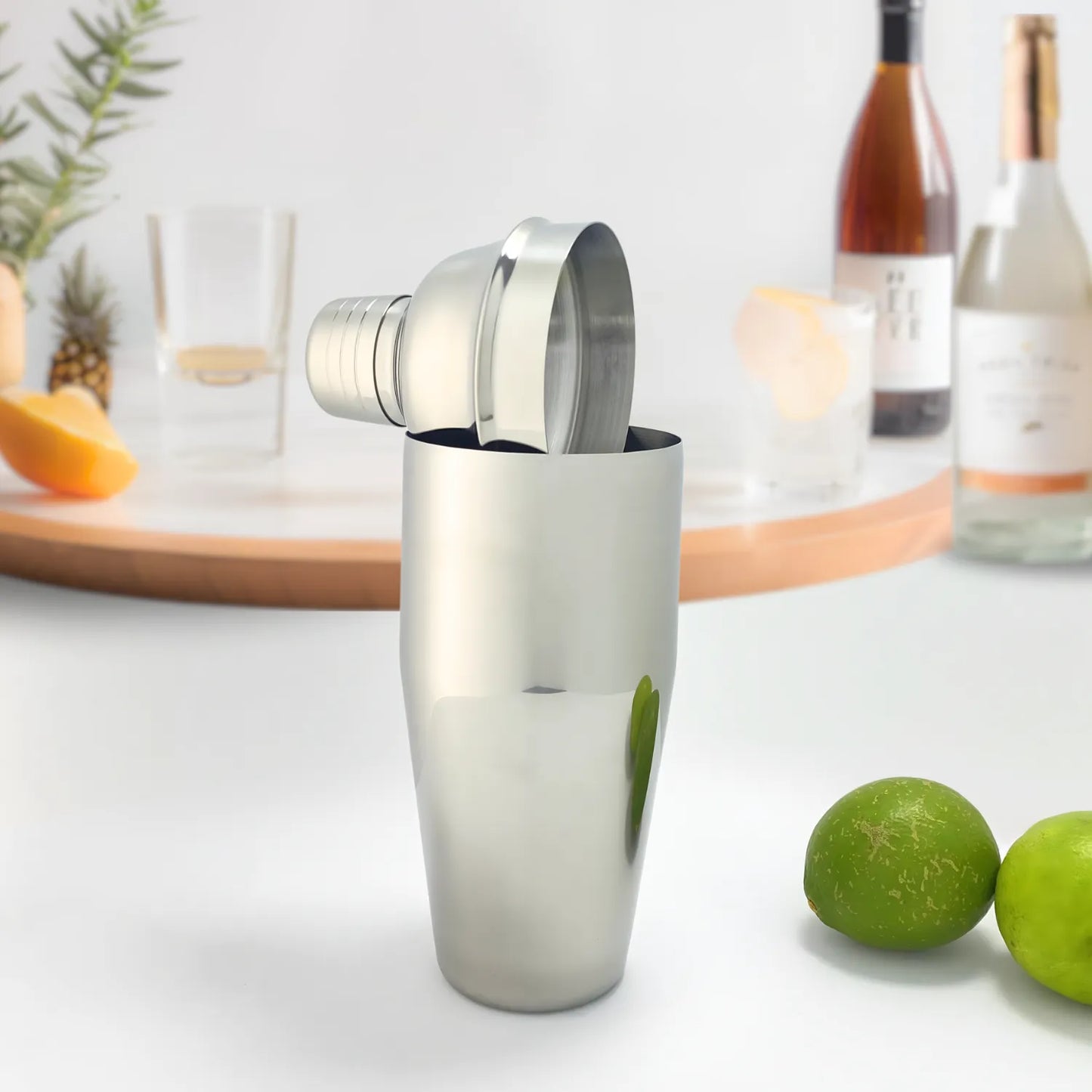 cobbler shaker for cocktail