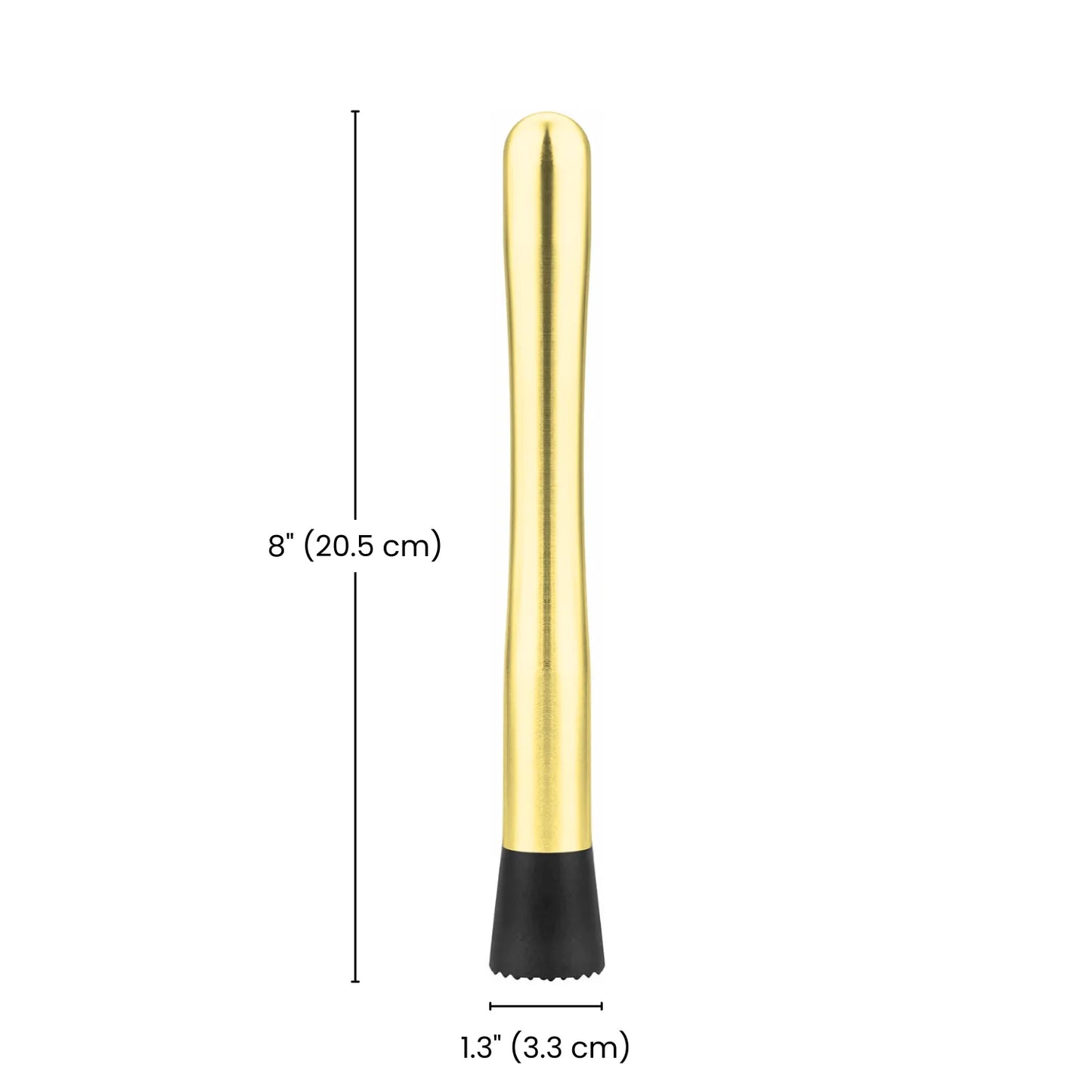 dimensions of gold muddler