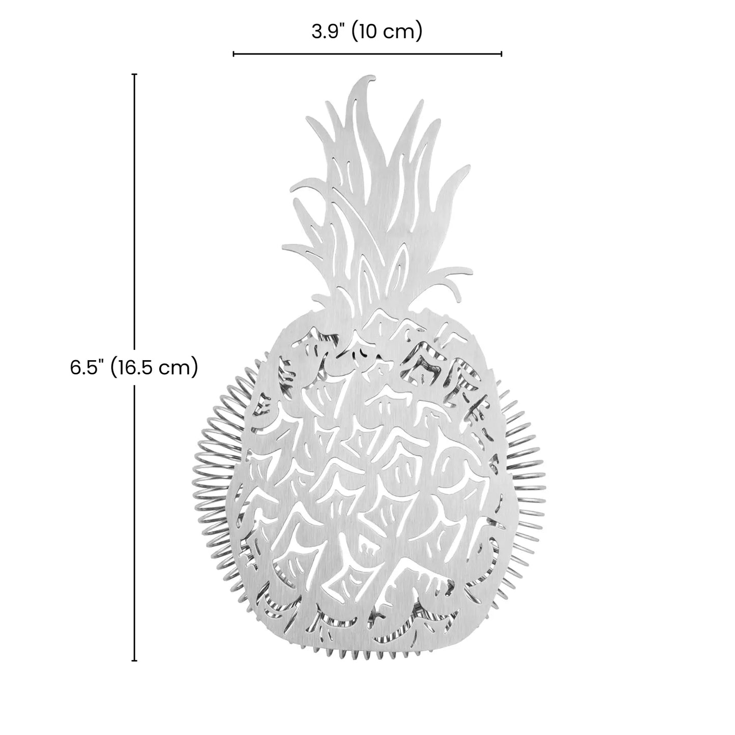 dimensions of pineapple strainer