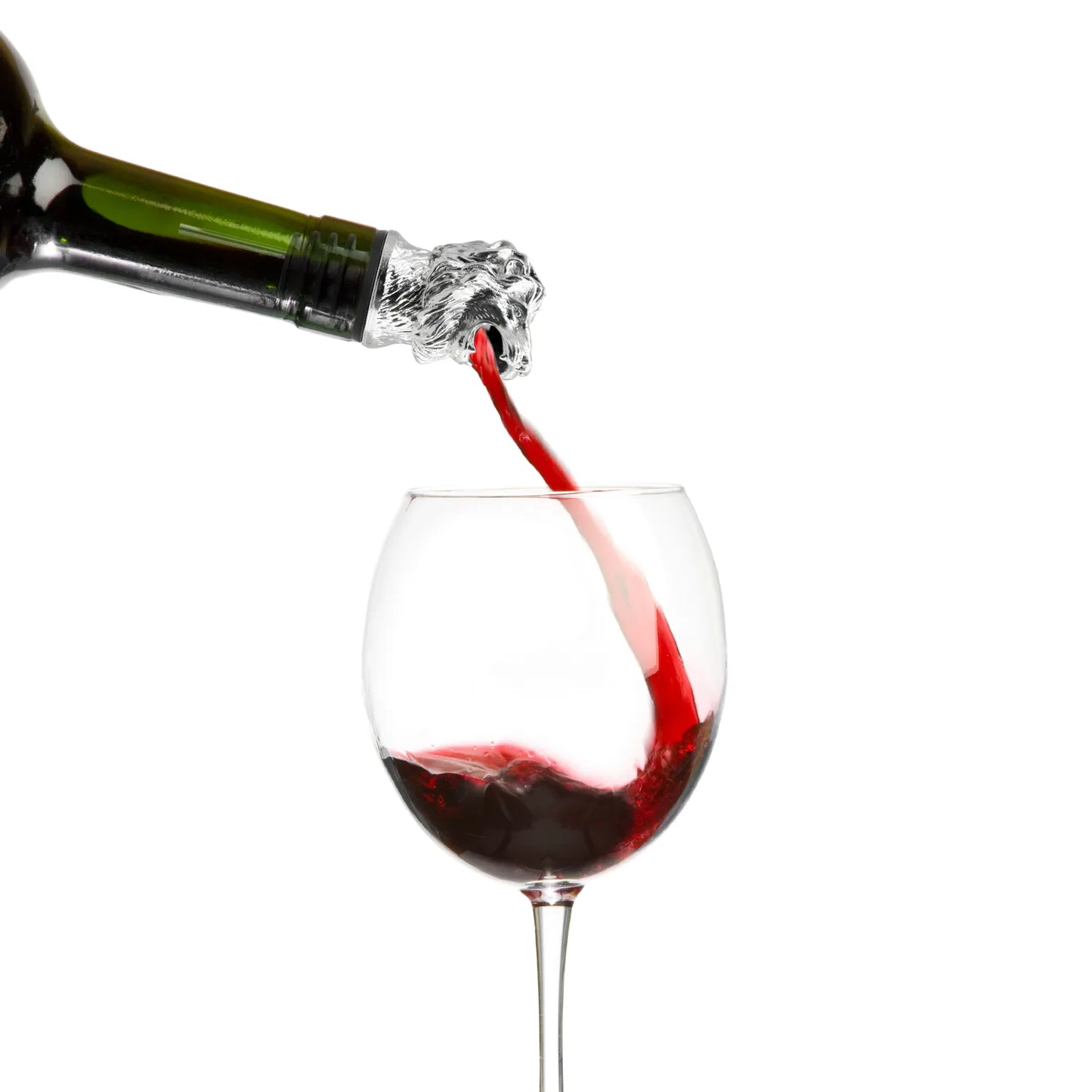 lion pourer for wine