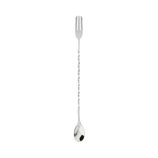 bar spoon with fork end