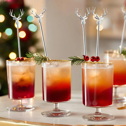 deer swizzle sticks for Christmas