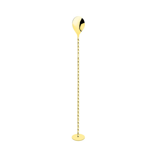 gold bar spoon with flat end