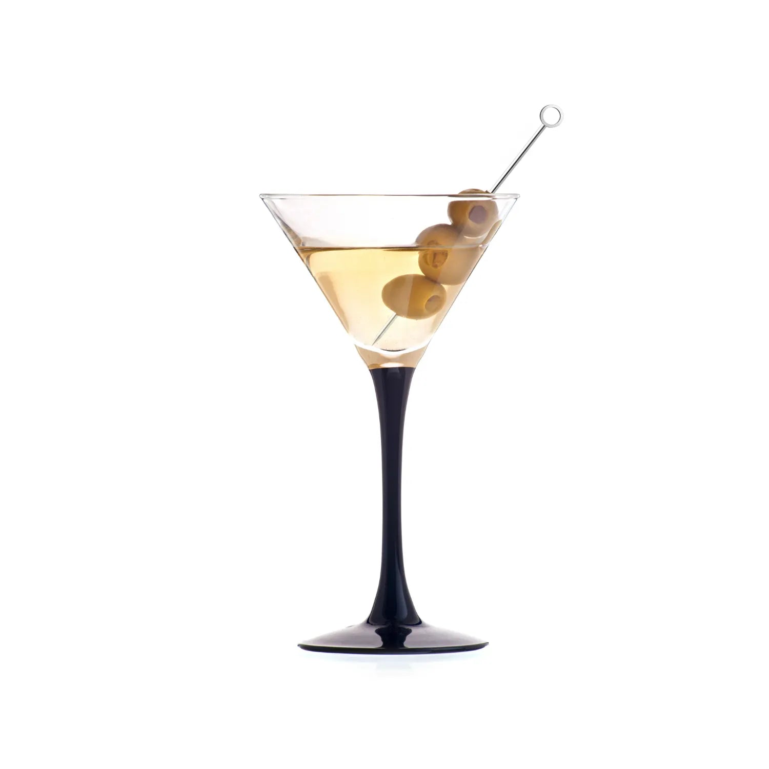 ring cocktail pick in use